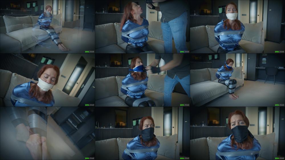 Gag Attack Bondage - Daisy - Secretary Tape Bondage Alt H265 Mp4 4K ( Otm Gag, Microfoam Tape Gag, Duct Tape Wrap Gag, Tape Bondage, Otn Gag, Satin )