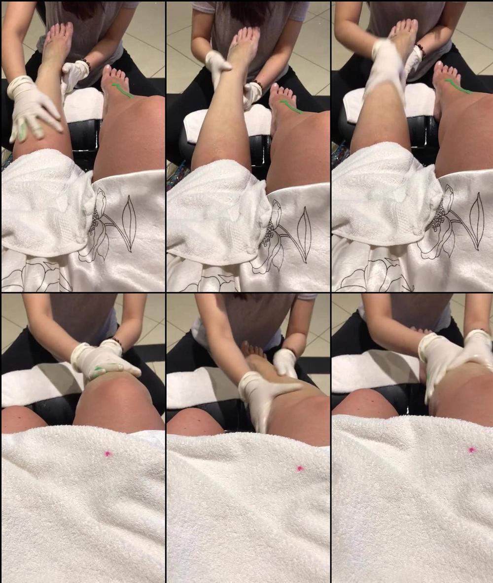 goddessmacha 06 08 2017 2844021 Foot scrub   massage video from My pedicure yesterday