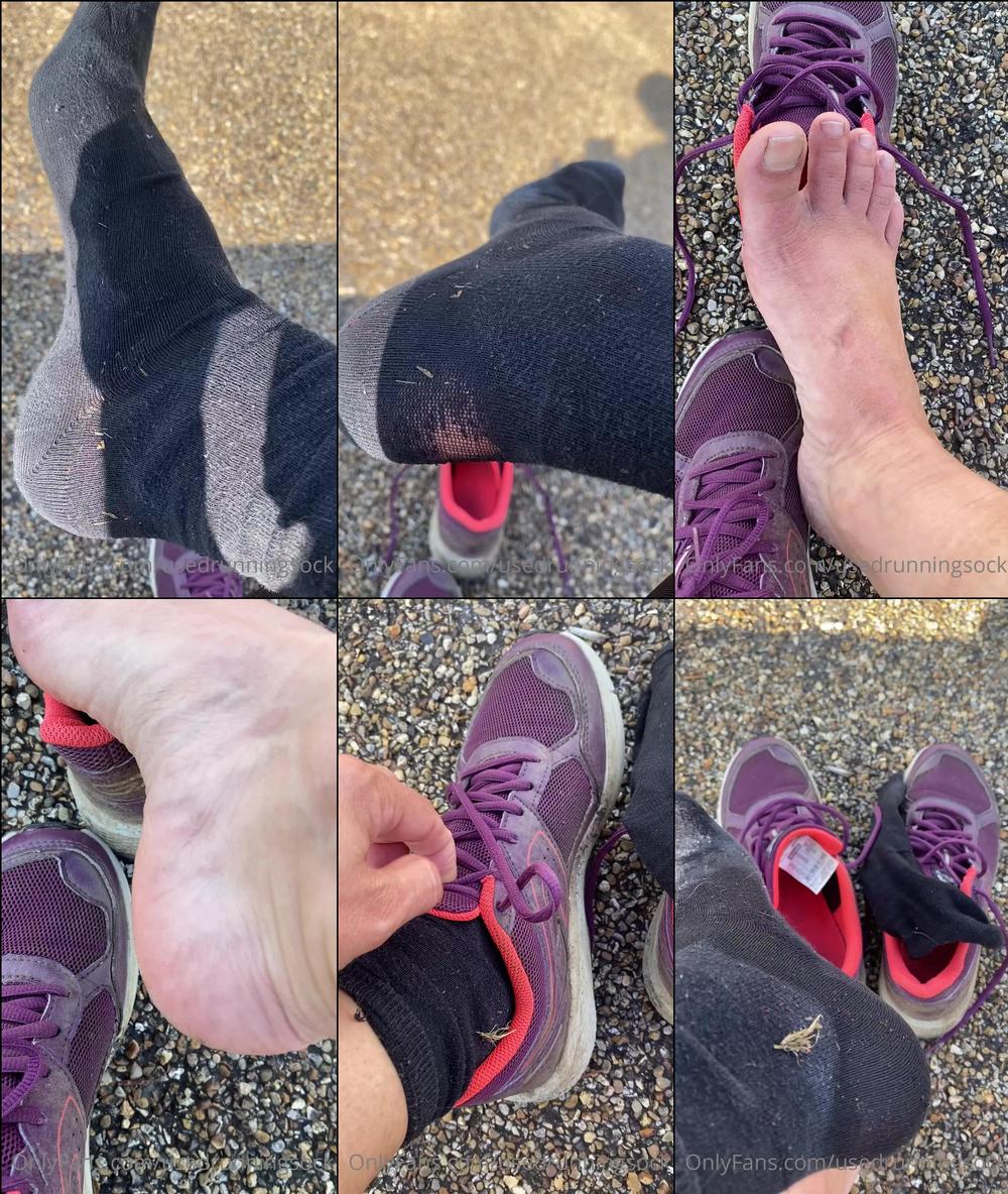 usedrunningsock 03 08 2020 640161104 Another sweaty run today. Itâs hot hot hot. And two videos in a day, you are spoilt.