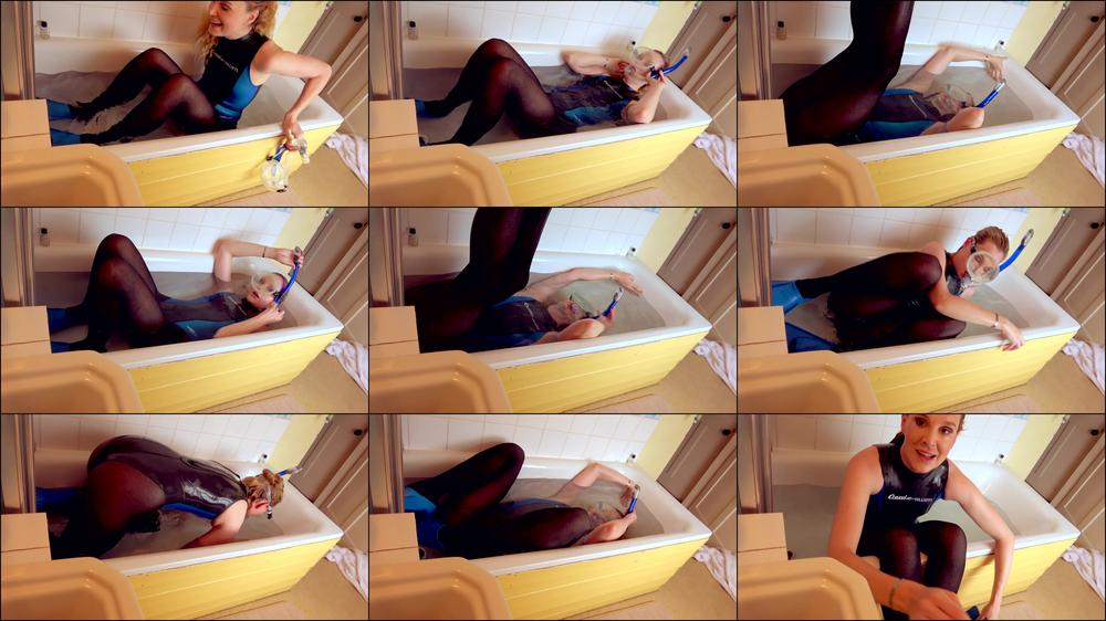 Ariel Anderssen Snorkeling In The Bath