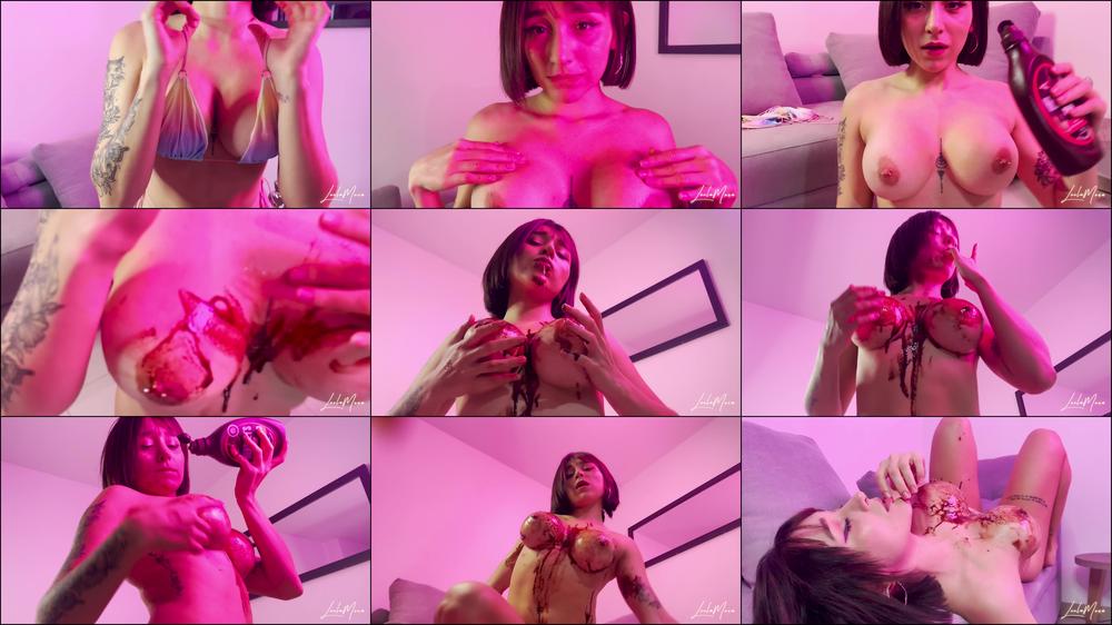 Lick my cholotate nipples - Tits worship