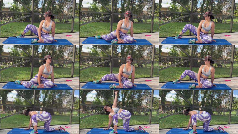 hiitwithpaloma 04 05 2021 2100599524 Hereâs a powerful warm up to get your Tuesday going  This is a lower body dynamic warm u