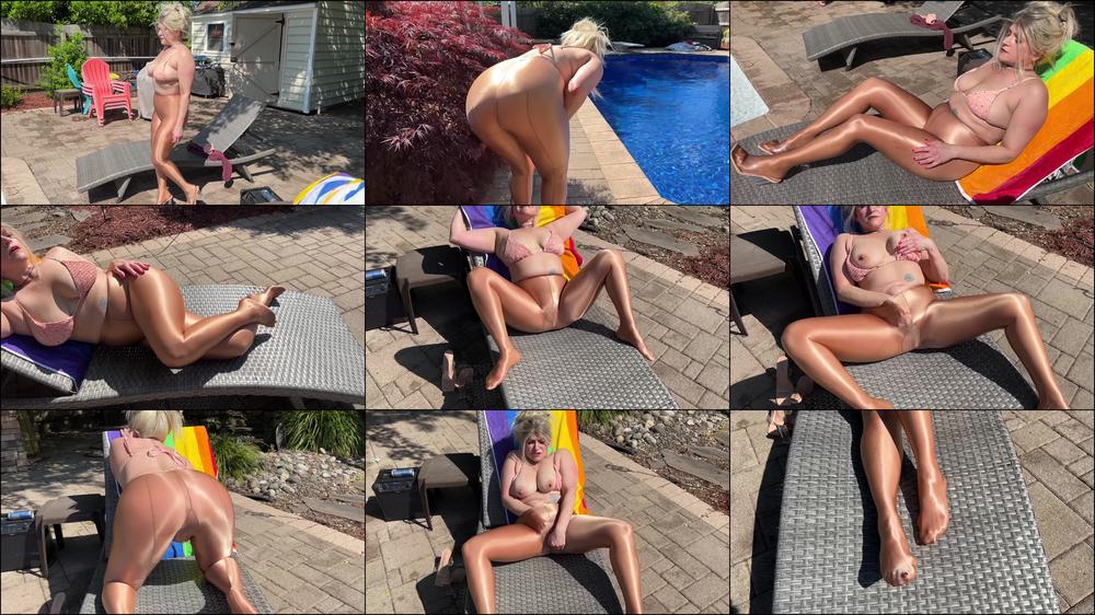 OUTDOOR MASTURBATION in SPANDEX LEGGINGS - May 17, 2022