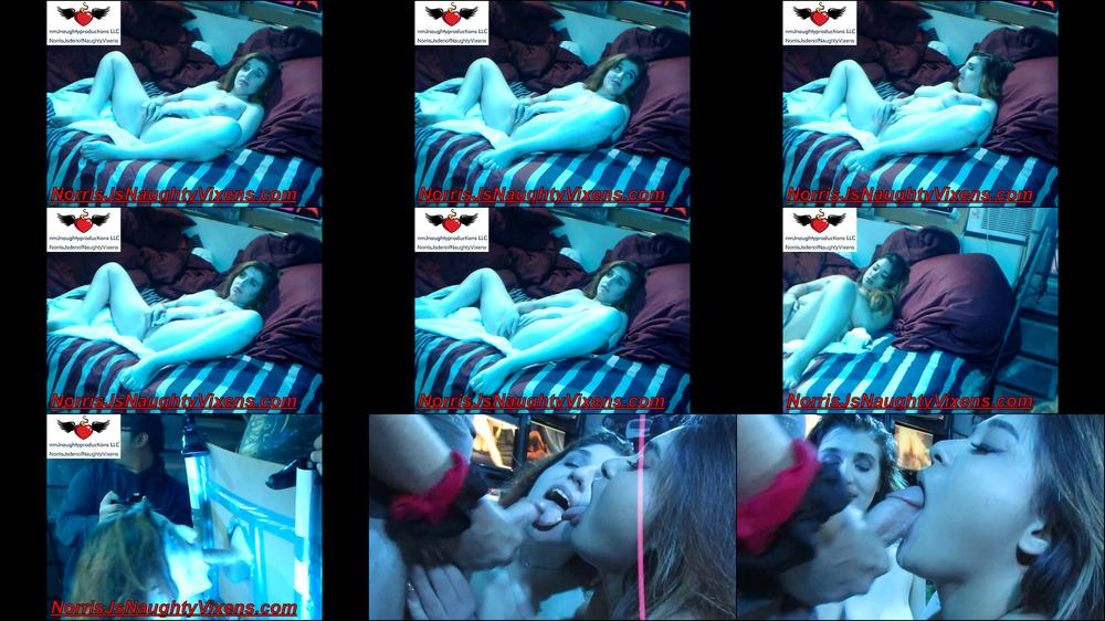 Brunette in cuckhold before she sucks