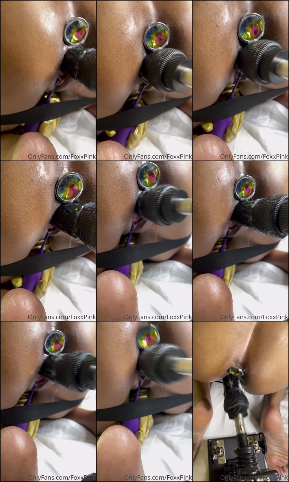 Fuck Machine Butt Plug Feet Orgasm