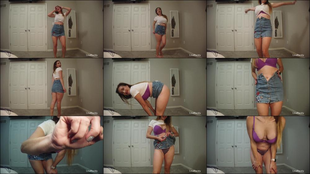 Linablackly - Strip Tease To Music - Manyvids