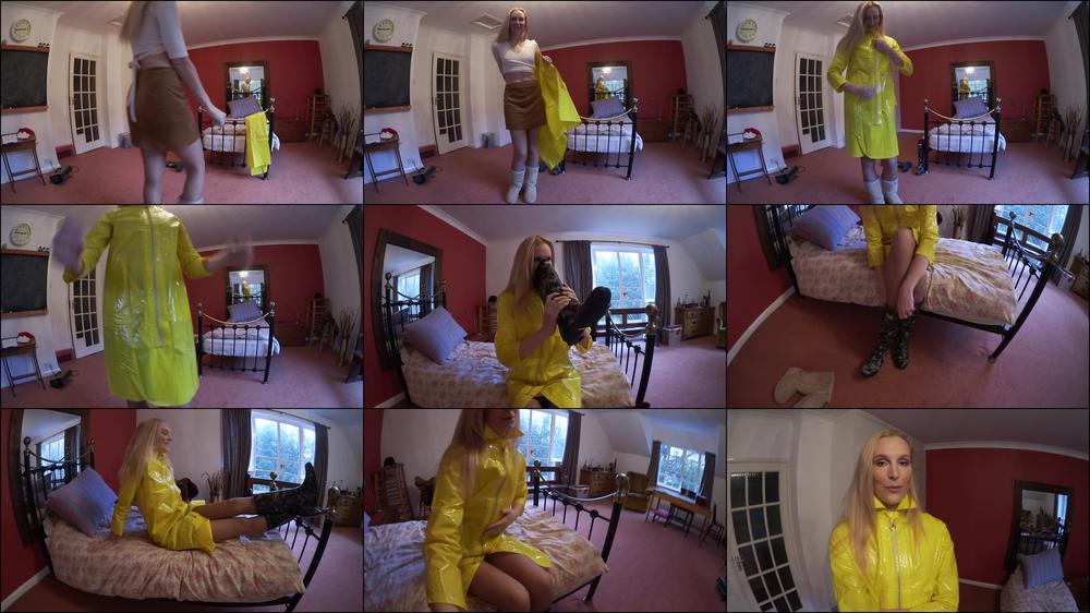 Ariel Anderssen Hunter Wellies Yellow Mac