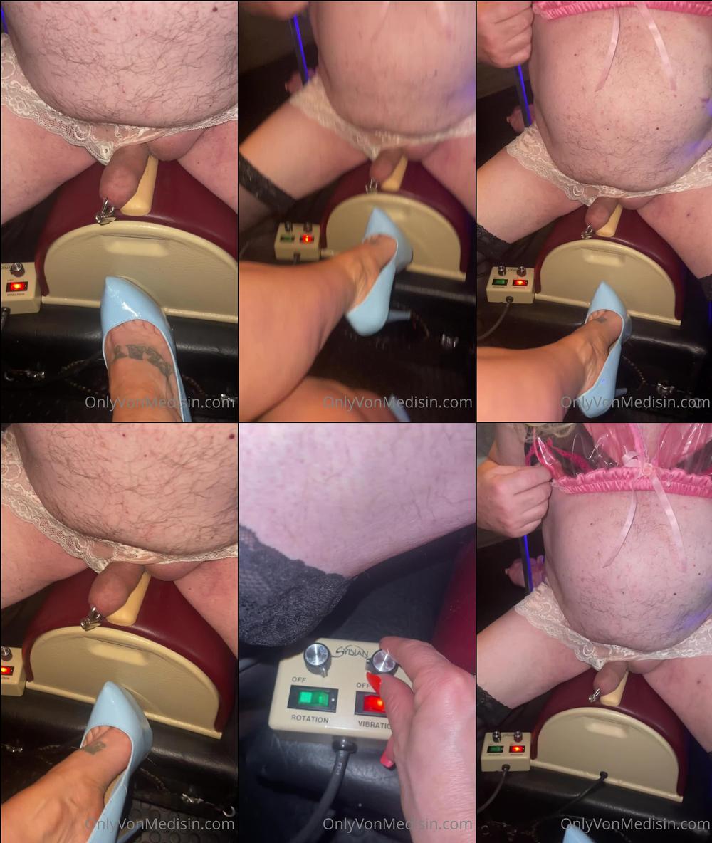 avavonmedisin 01 03 2022 2379517401 Making My sissy bitch ride the sybian But thereâs no happy ending when itâs clitty i