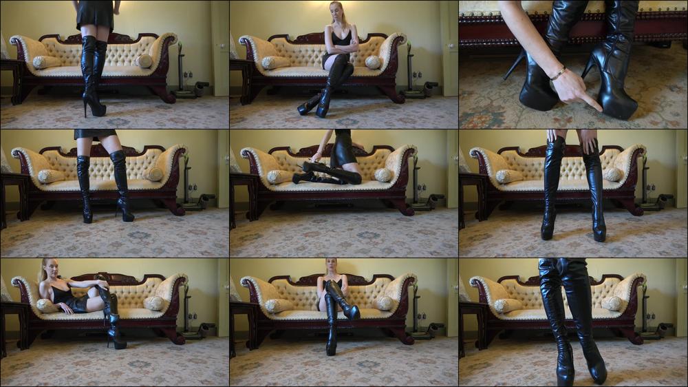 Ariel Anderssen Boot Licking Punishment For My Slave