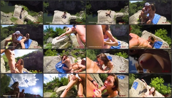 Mia Bandini Wild Public Fucking On A High Cliff