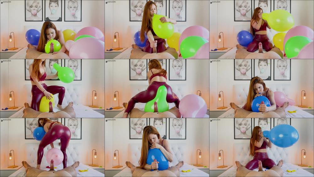 Susylooner - My Latex Leggings Balloon Busting Blow Job