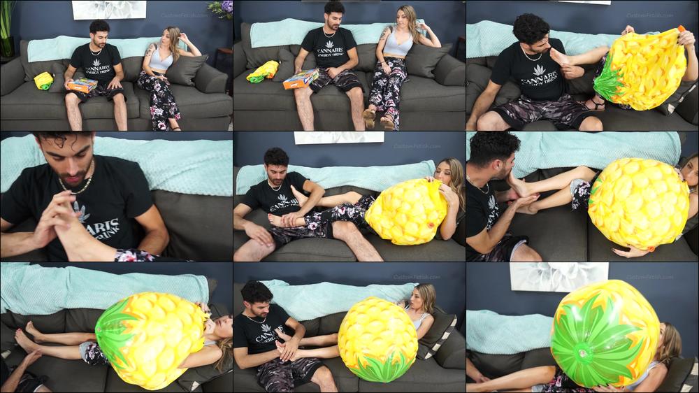 Madison's Feet Worship+ Inflatable Blow