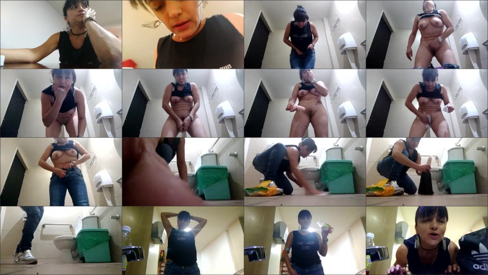 Swetsquirt Squirt In Restaurant Bathroom
