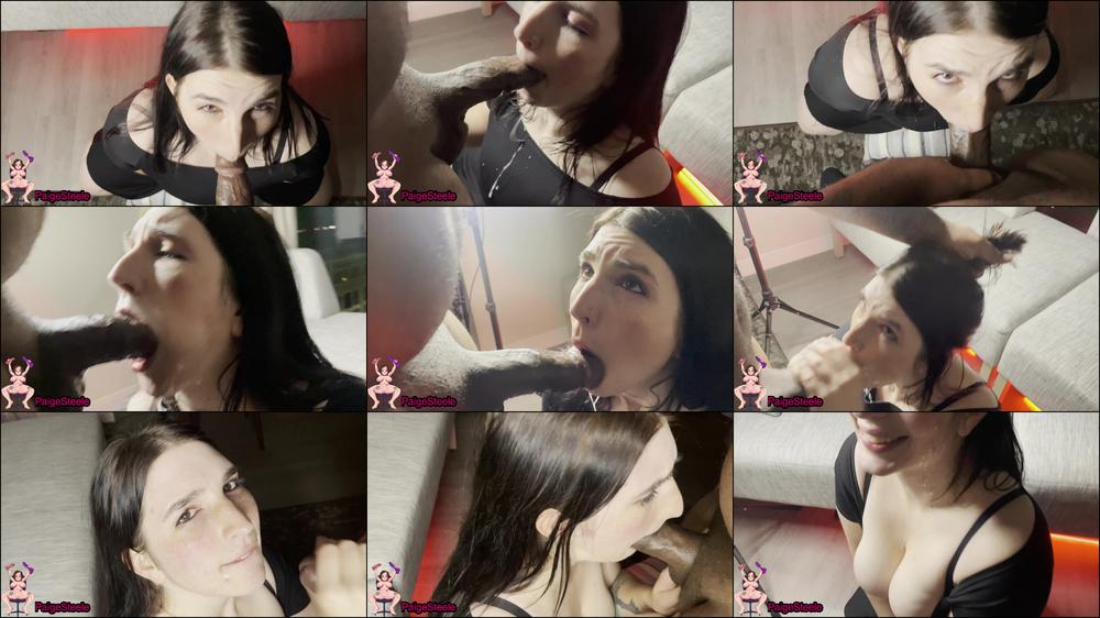 Late Night Sloppy Bbc Bj With Facial