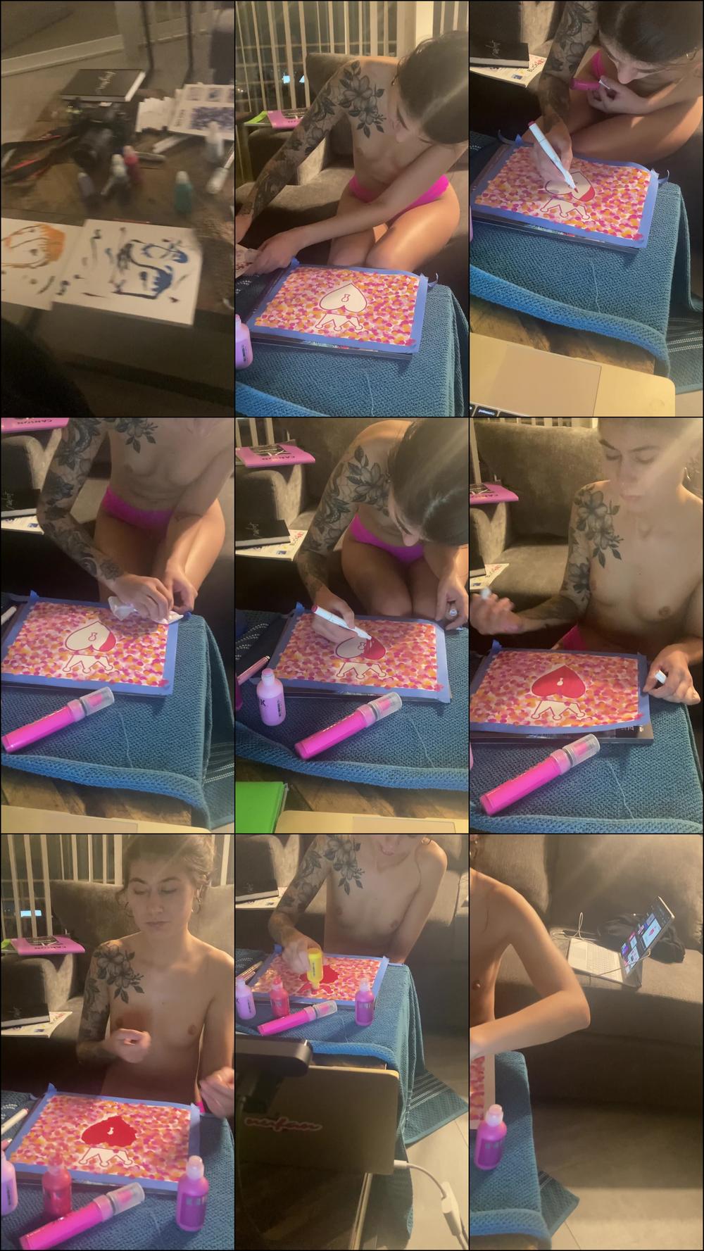 Charlottemae - Making Mv Art For X3 - Manyvids