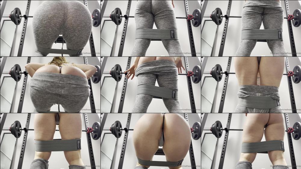 redheadwinter 07 12 2020 1386667703 I'm your personal trainer this week  Your first exercise is BANDED SQUATS. Please watch th