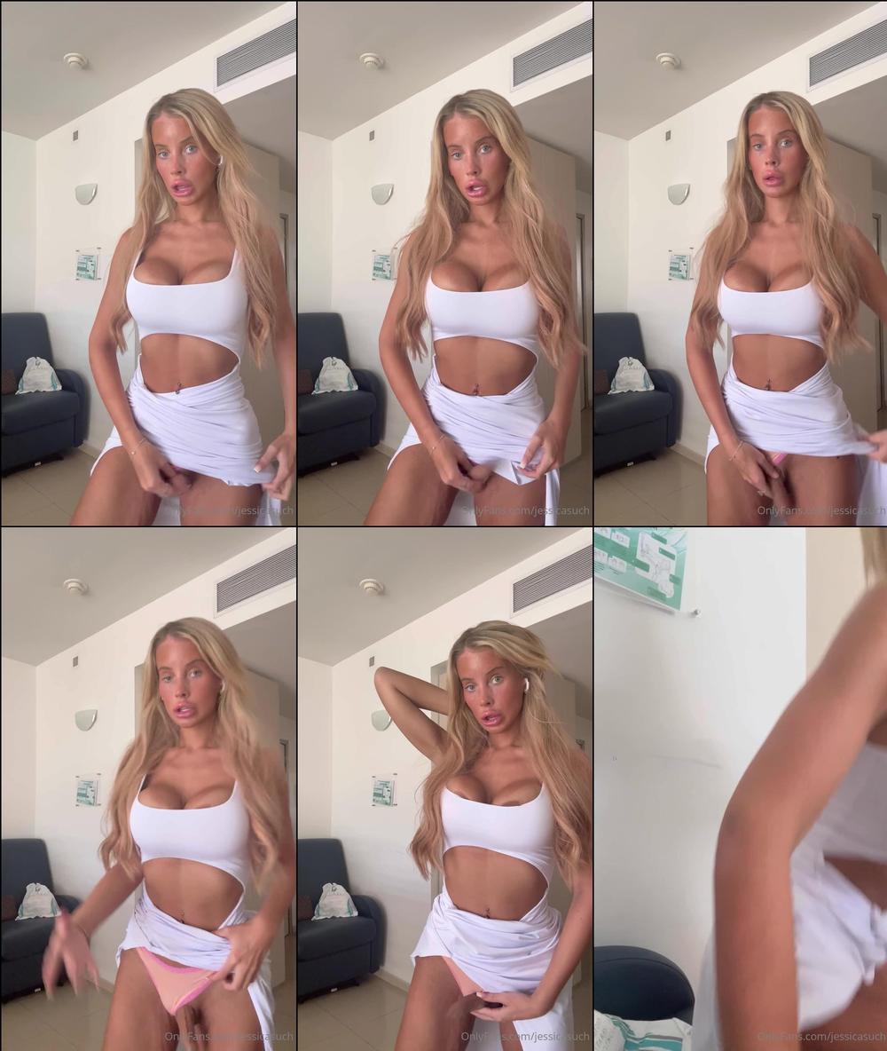 jessicasuch 956003434 do you like me playing with my cock in my white dress 
