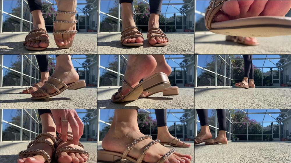 ivorysoles 04 12 2021 2288718130 Modeling these new flip flops  I like how fancy they are, who likes my toe nails without p