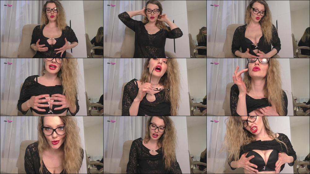 Cleavage worship CEI with countdown to c