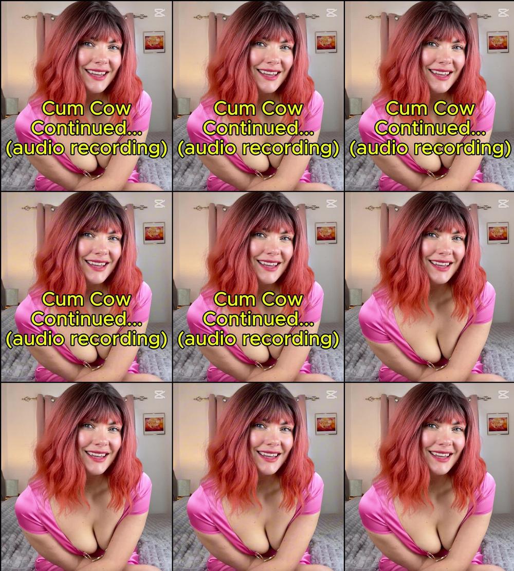 Cum Cow Continued.. Never Ending Milking audio recording - February 06, 2025