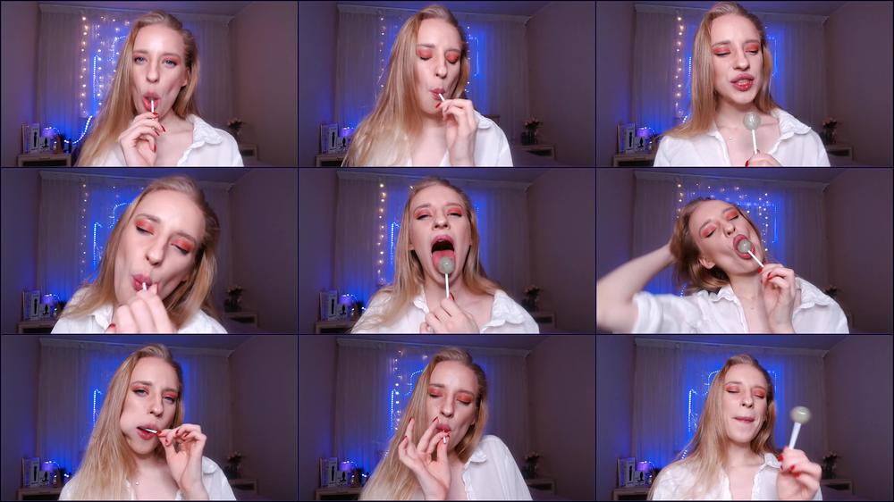Sucking lollypop like it's your cock - November 05, 2020