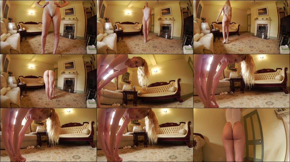 Ariel Anderssen Spanked For Wearing Sheer Thong Leotard