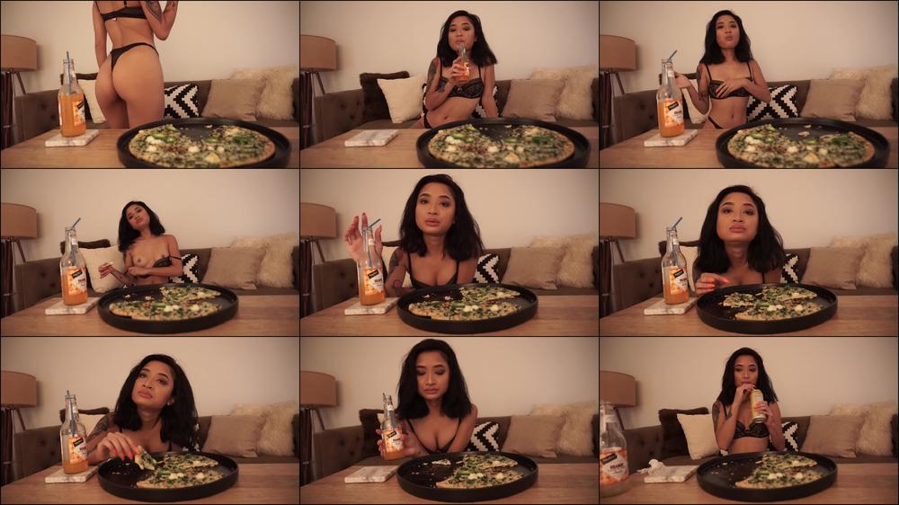 Pizza Slut: Eating/Burping Fetish
