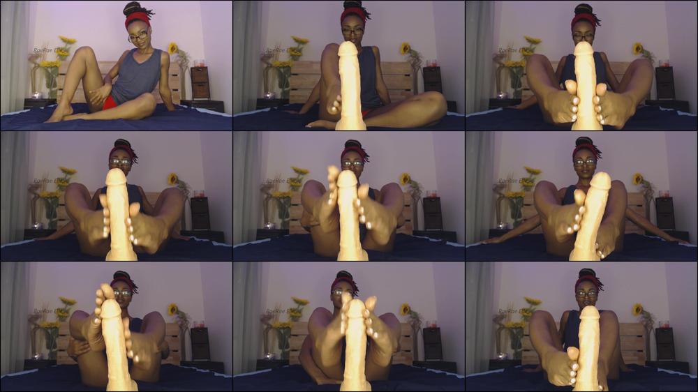Cute Little Footjob