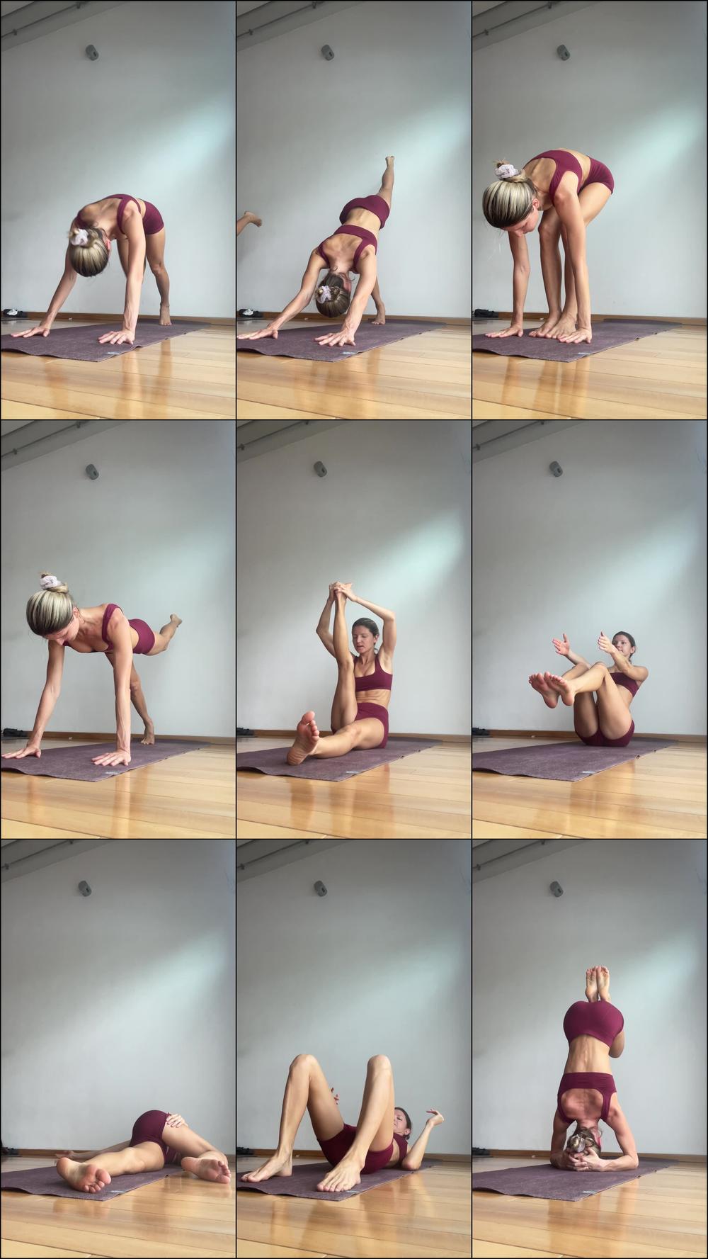 Hard yoga training
