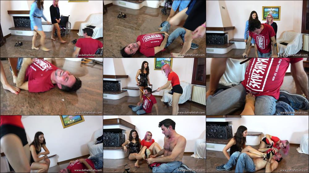 umiliazioniitaliane - Lilian, Nadine Humiliating The Disabled ( Full Versione ) - Lilian, Nadine e Il Disabile Umiliato ( Versione Integrale )