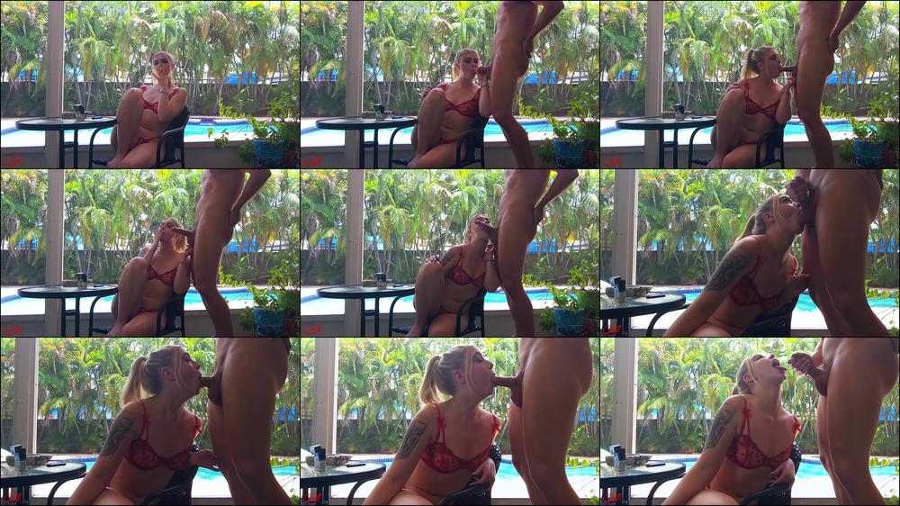 Krissy Knight Blows Smoke