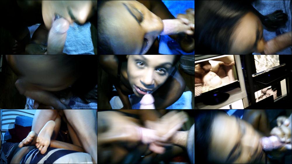 Ebony maid drains her patient of cum