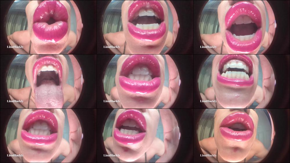 Lina begs for BBC in her Mouth