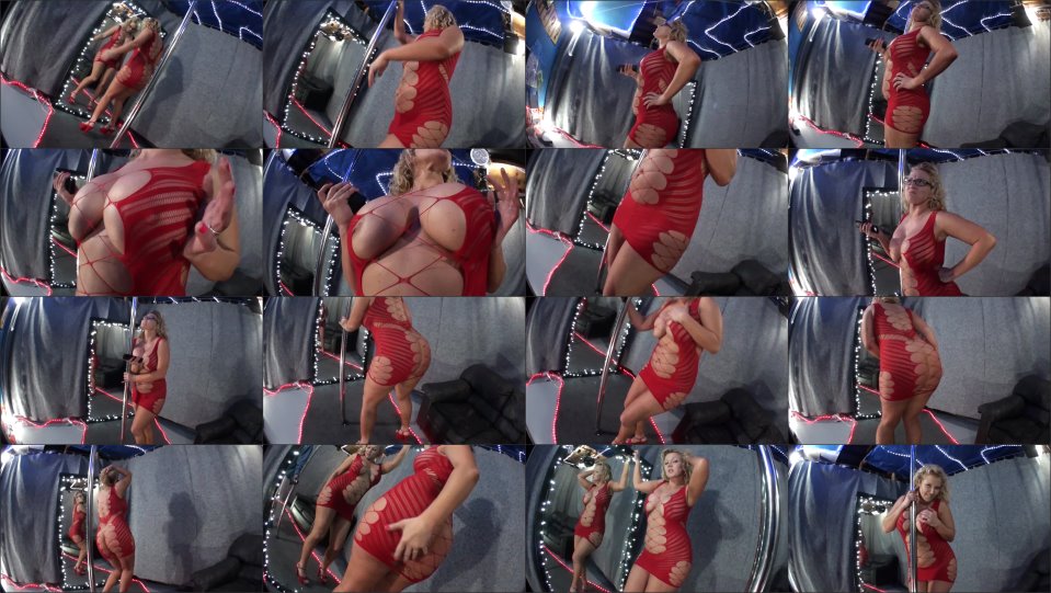 Nikkisexx Red Outfit With Pole Work