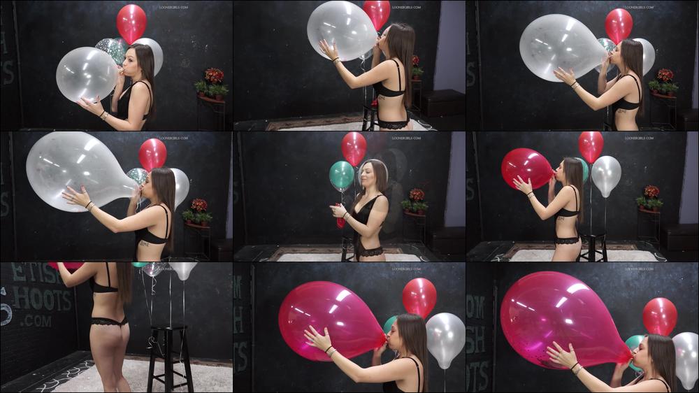 Renee's 2 Balloon Blow to Pop