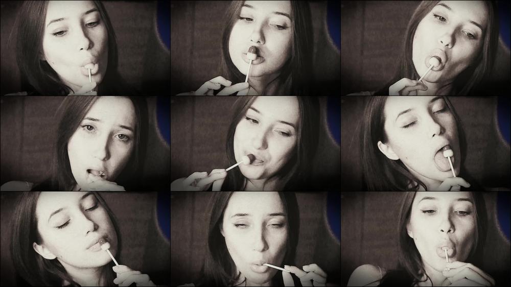 Black&white lolli tease