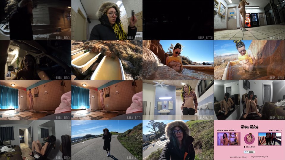 Boba Bitch Public Nudity Solo Roadtrip Adventure
