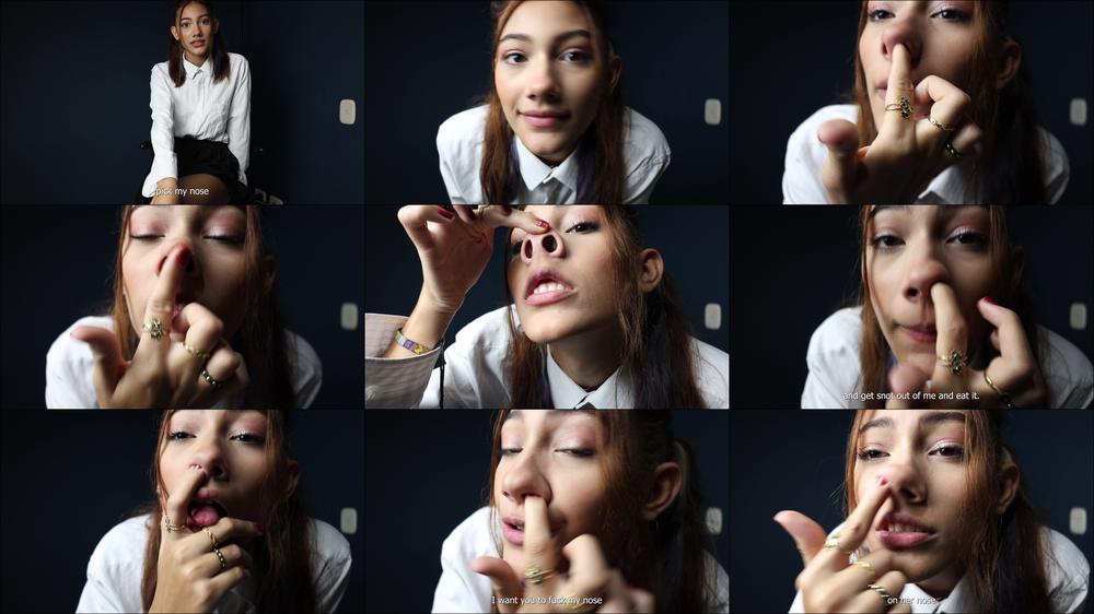picking my nose