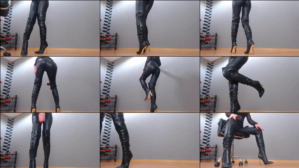 Leather Boots Teasing - May 09, 2022