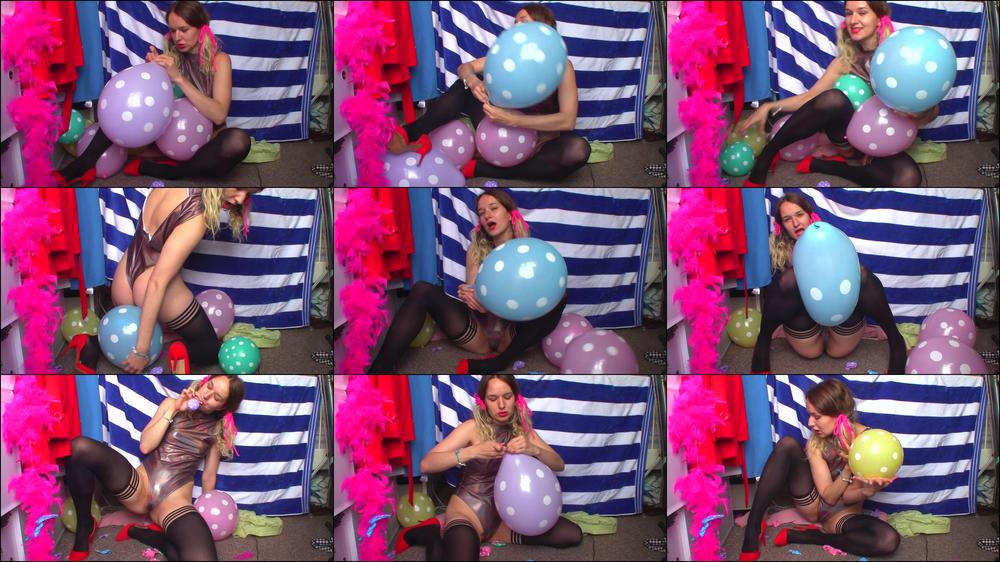Pastel Dot LOON Blowing & Popping