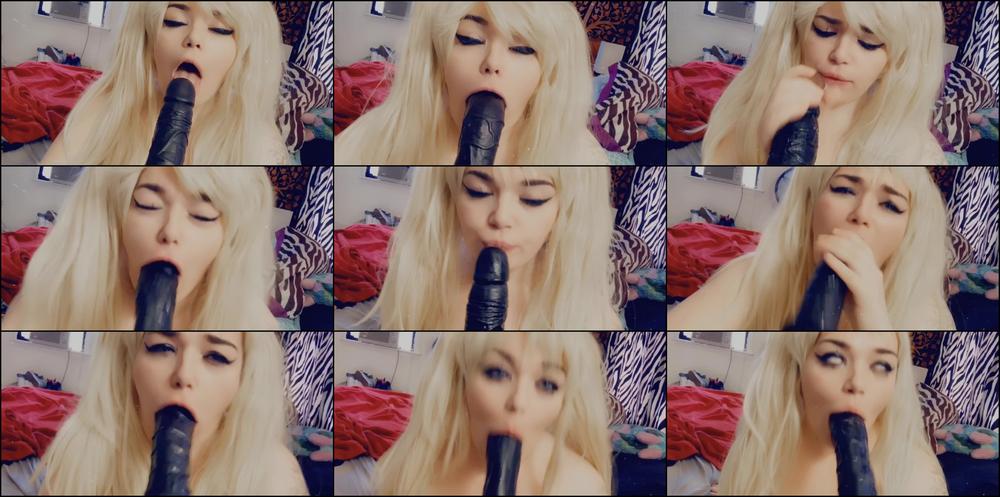 Sloppy Gagging on Daddy's BBC