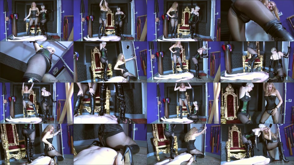 FemmeFataleFilms - Trodden Goddess Dommelia And Mistress Petite