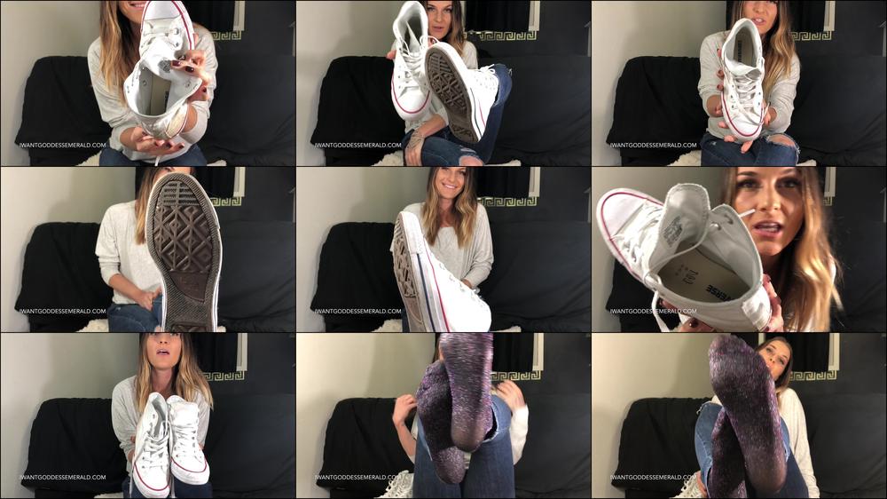 Goddess Emerald - A Chump for Chuck Taylors JOI