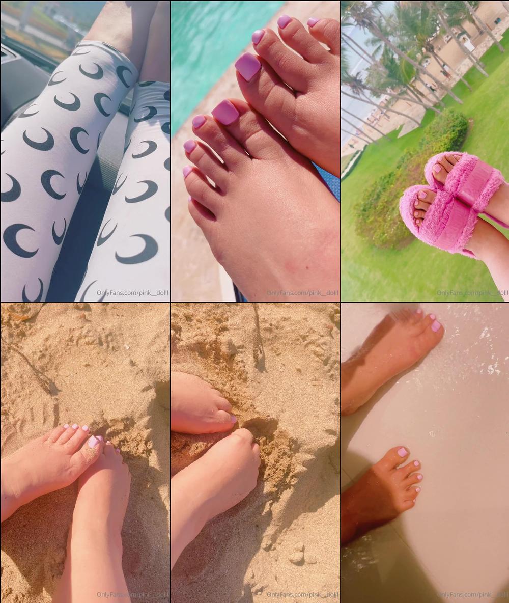 pink dolll 930243541 vacay fresh pedi obviously got my toes done for vacay made a little foot dump vid of them enjoying the trip 