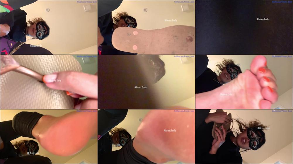 Mistress Enola Fetish - Enola - Foot & Flip Flops Pov - Flip Flops Worship And Smothering, Foot Smelling, Foot Licking, Toes Sucking, Foot Smother (Fullhd)