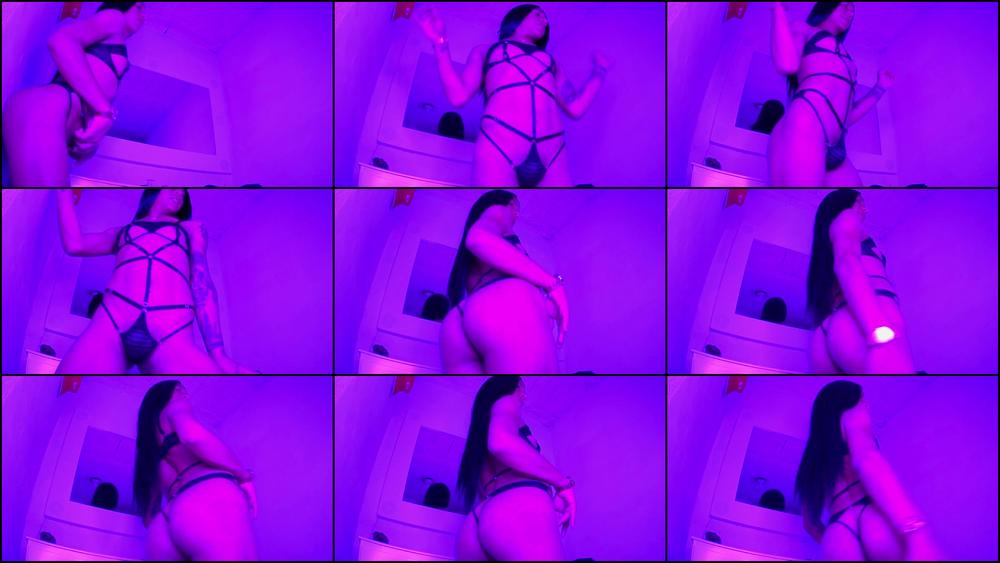 sexy female in neon