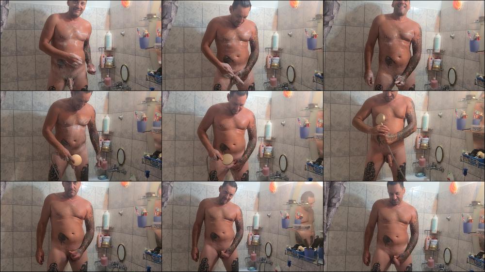 Kinkyporncpl Washing My Dick In The Shower