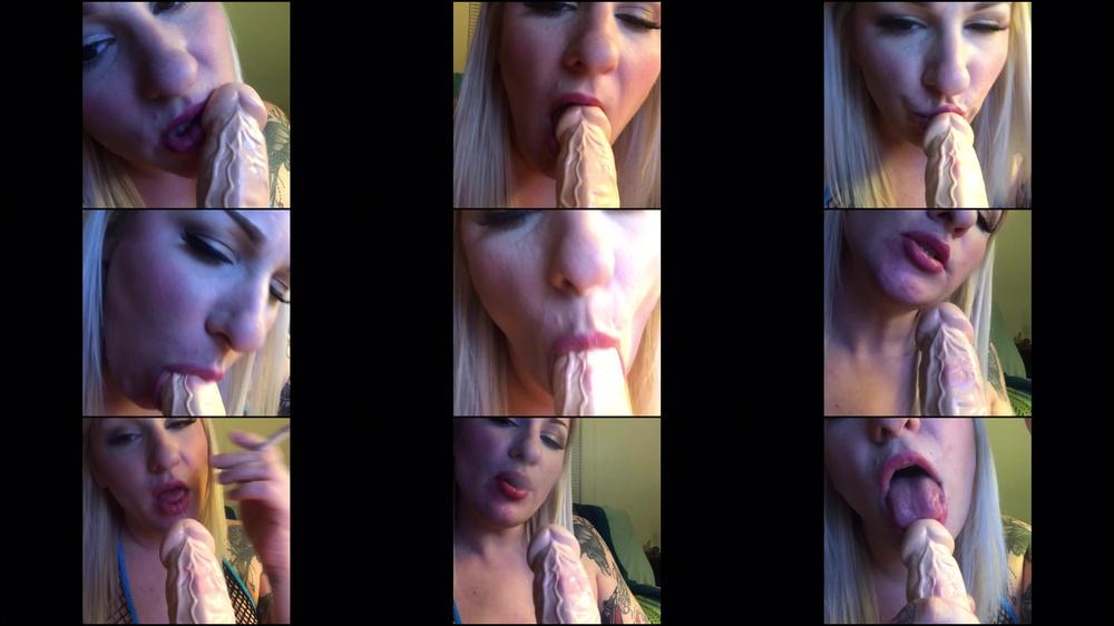 quick cigarette while giving blowjob