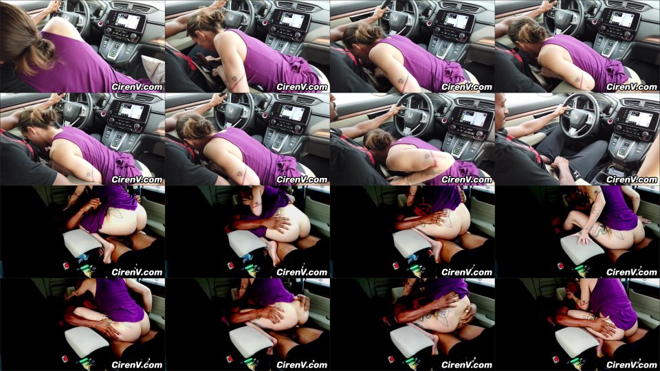 Ciren Verde Sucking And Riding Bbc In The Car