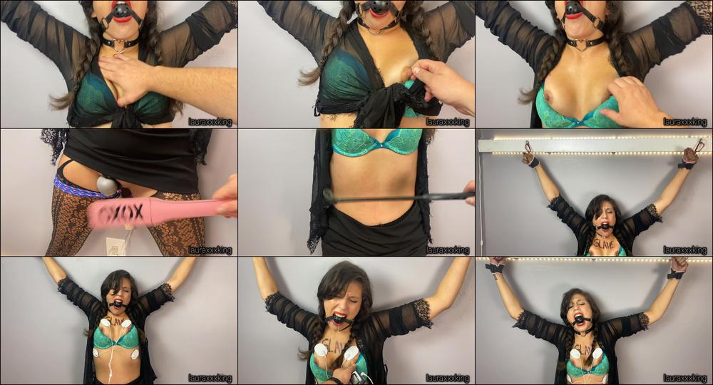 Bound Submissive takes Punishments - August 30, 2020
